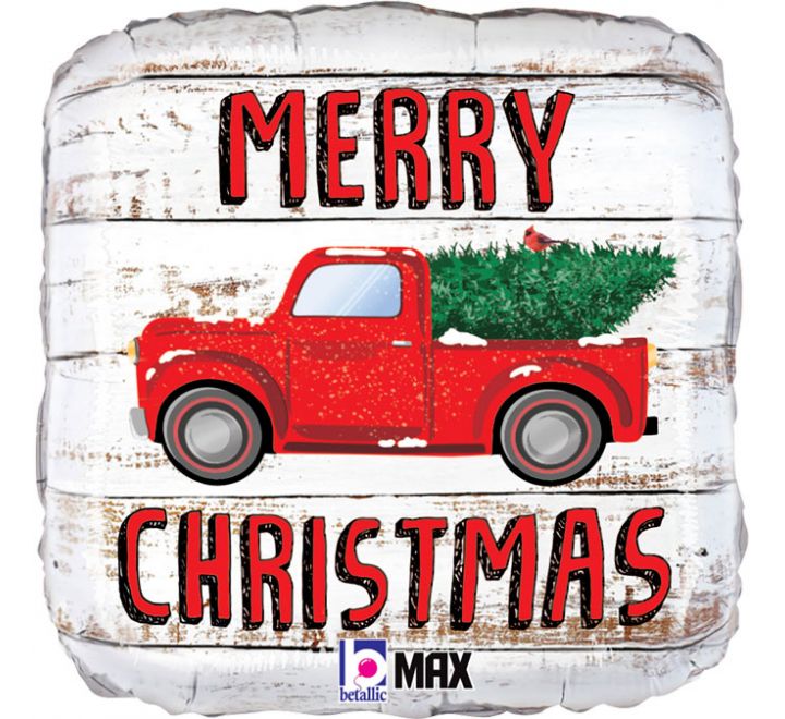 Merry Christmas Balloon Foil 18" Square