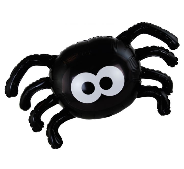 Halloween Shaped Spider Foil 35"