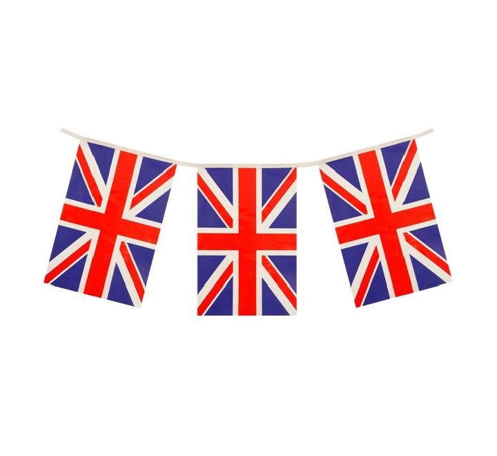 Union Jack PVC Flag Bunting - 10m