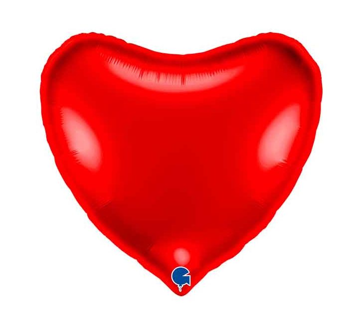 Balloon Foil Heart 36" Inflated