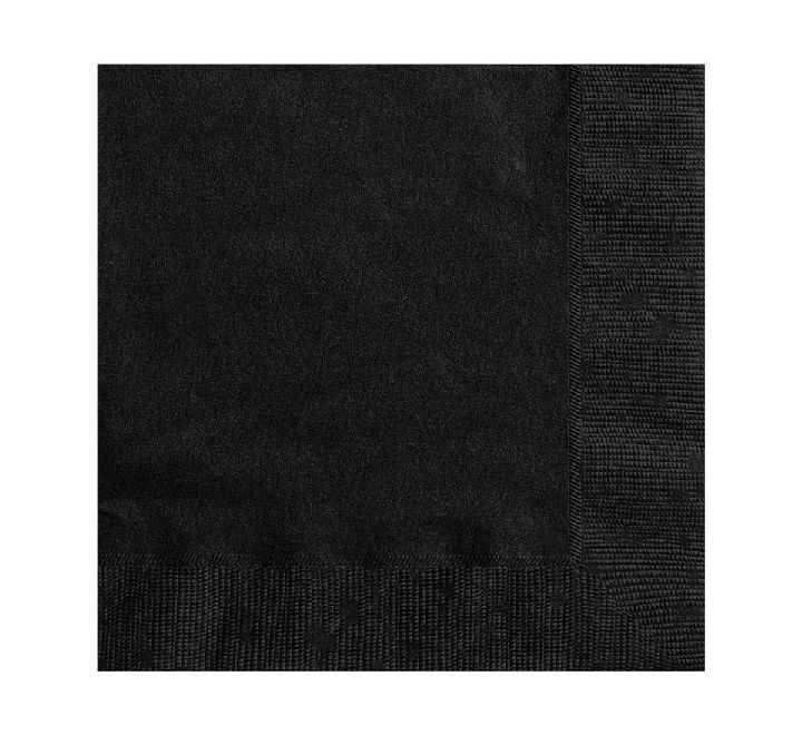 Black Napkins 16 Pk