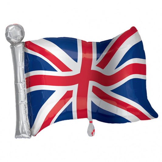 Union Jack Flag Supershape Foil Balloon