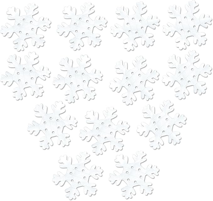 White Tissue Snowflakes 25 peices