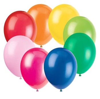 Balloon Latex Plain P&M Filled