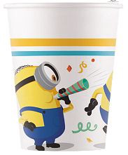 Minions The Rise of Gru Paper Cup - 200ml - Pk 8