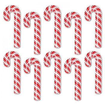 Candy Cane Cutouts 7.5ins Pack of 10