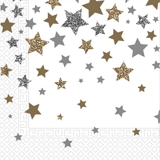 PK 20 Napkins Stars