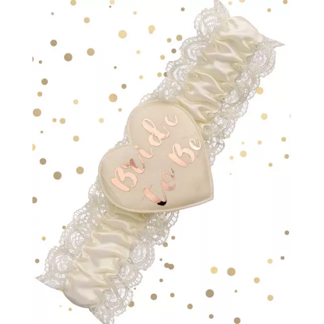 Garter Rose Gold Bride To Be
