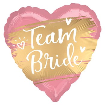 Balloon Foil Team Bride 18"