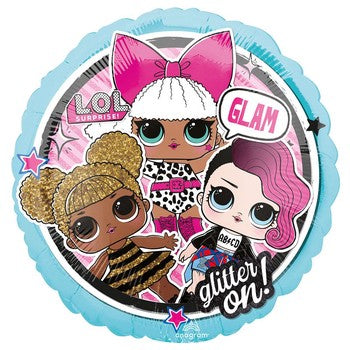 LOL Surprise Glitter On/Glam Foil Balloon - 17in