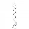 Hanging Swirls 26" Plastic - Black - Pack 8