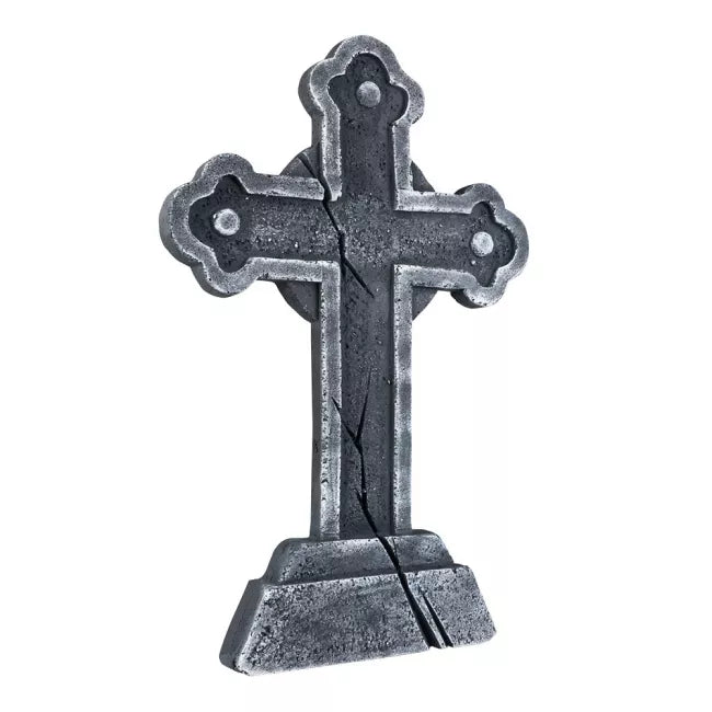 Polystyrene Tombstone Cross 60x40cm"