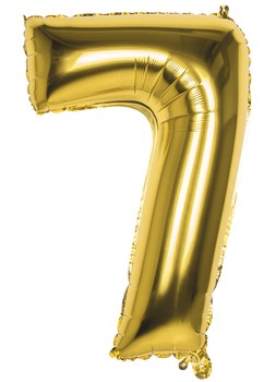 Balloon Foil Number 34"