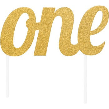 Milestone Glitter Cake Topper