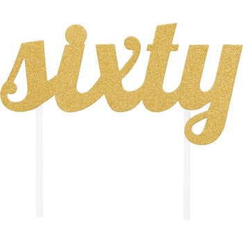 Milestone Glitter Cake Topper