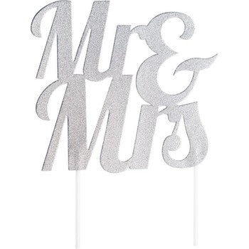 Topper Cake Mr & Mrs