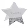 Place Cards Glitter Silver - Pack of 6 - 10cm x 10cm