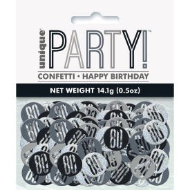 Confetti Birthday Black - Age