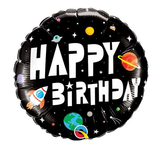 18" Happy Birthday Astronaut
