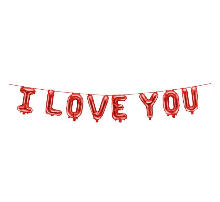 I Love You Airfilled Foil 14"