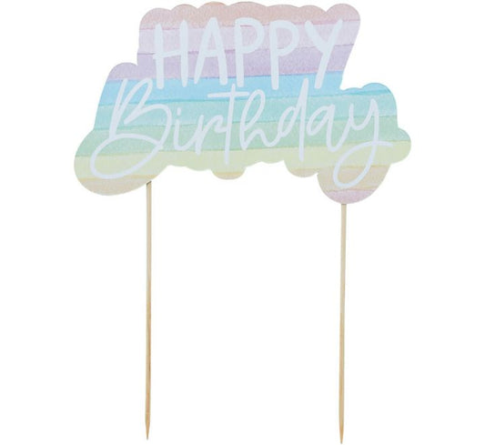 Happy Birthday Cake Topper