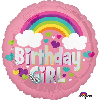 Birthday Girl 18" Foil Round
