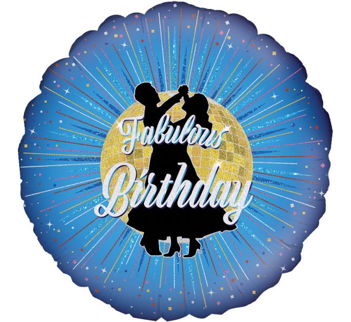 Fabulous Birthday foil 18in Balloon