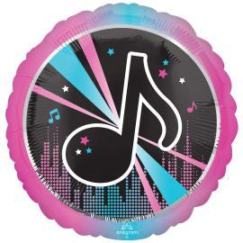 Happy Birthday Music 18" Round