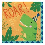 Roar Dinosaur Napkin