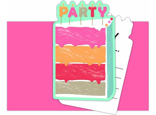Party Invitations 6 Pk