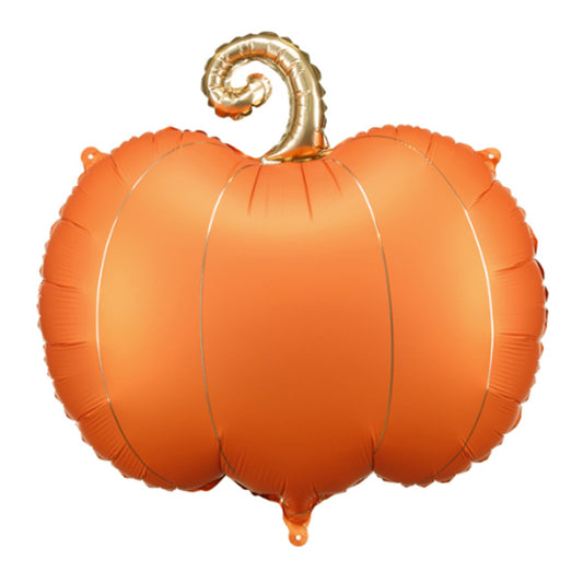 orange and gold pumpkin 25" foil