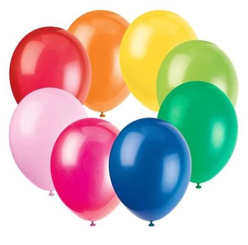 Balloon Latex Plain P&M Filled