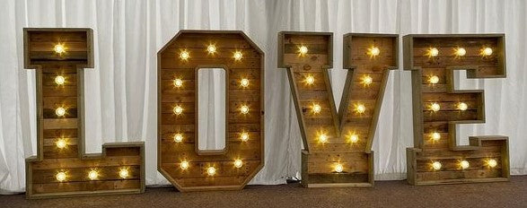 Light Up Numbers/Letters - To Hire