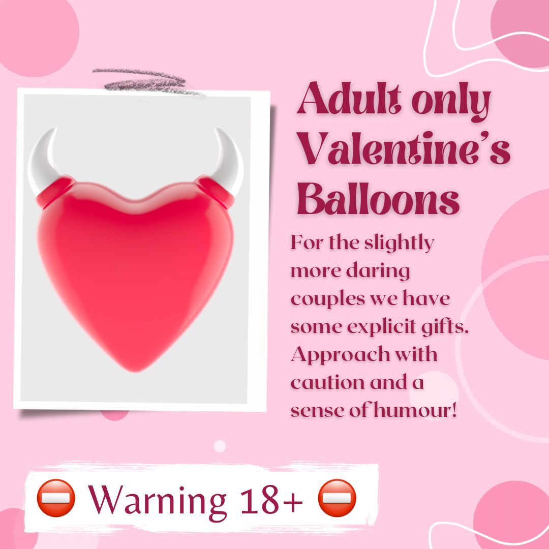 Naughty Orbz Balloon And Box Of 4 Cupcakes