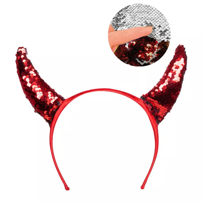 Devil Tiara Red/Silver