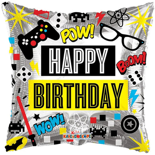 18" Happy Birthday Gaming Foil