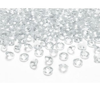 100 Crystal Diamond Plastic Table scatters