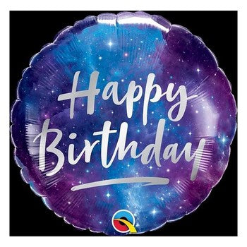 Balloon Foil Galaxy Happy Birthday