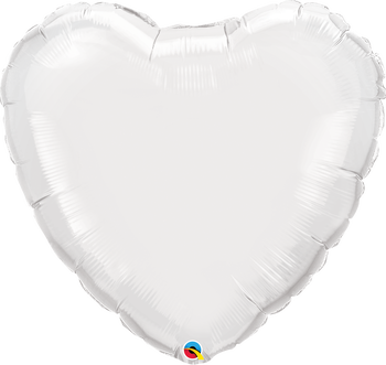 Balloon Foil Heart 36" Inflated