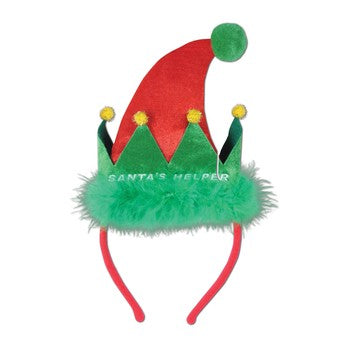 Santa's Helper Headband with headband