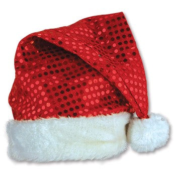 Santa Hat, Sequined, Adult