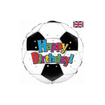 Balloon Foil Football Happy Birthday