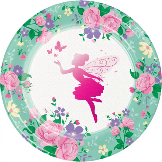 Plates Floral Fairy Sparkle 22cm