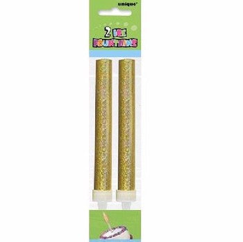 Gold Prismatic Ice Fountain - Pack 2