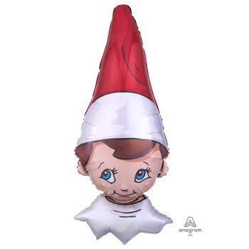 Balloon Foil Naughty Elf 38in
