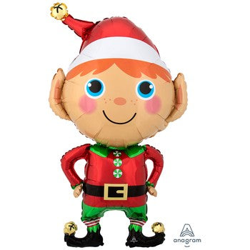 Balloon Foil Elf 35in Supershape