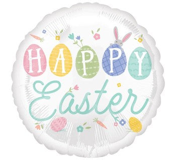 Happy Easter Foil 18" Pastel