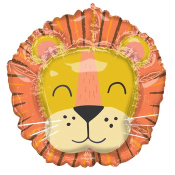 Get Wild Lion Foil Balloon - 28in