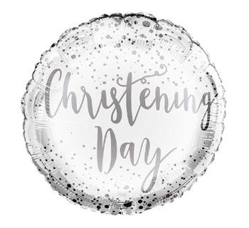 Christening Day 18" Foil Balloon