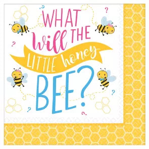 Napkins Paper What Will It Bee - pack 16